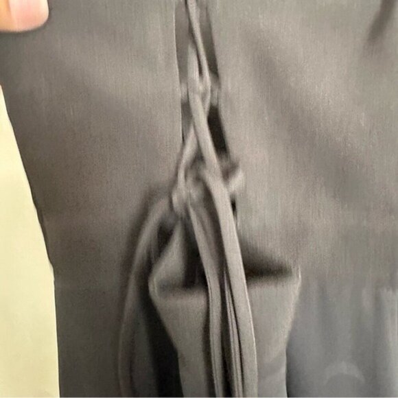 Express Black Chiffon Corset Maxi Dress Sz Small Whimsical Romantic Elegance - Picture 8 of 14